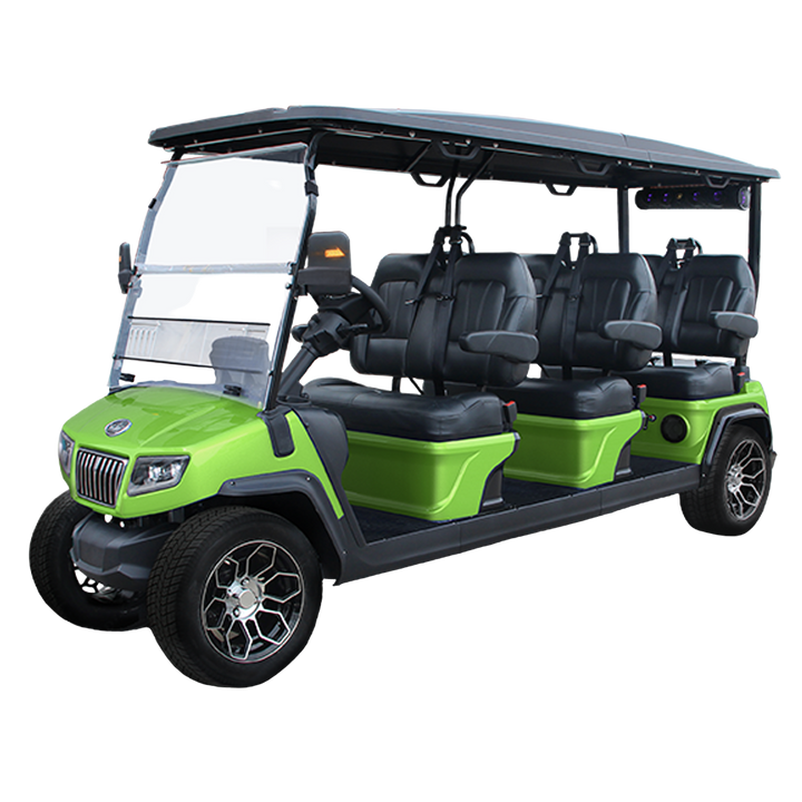 2023 Evolution D5 Ranger 6 6-Passenger  Golf Car  Lime Green