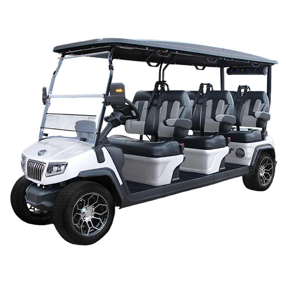 2023 Evolution D5 Ranger 6 6-Passenger  Golf Car Mineral White