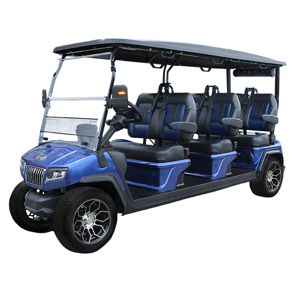 2023 Evolution D5 Ranger 6 6-Passenger  Golf Car Portimao Blue