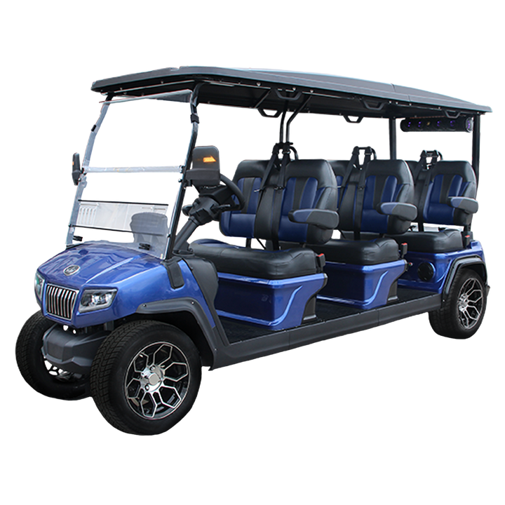 2023 Evolution D5 Ranger 6 6-Passenger  Golf Car Portimao Blue