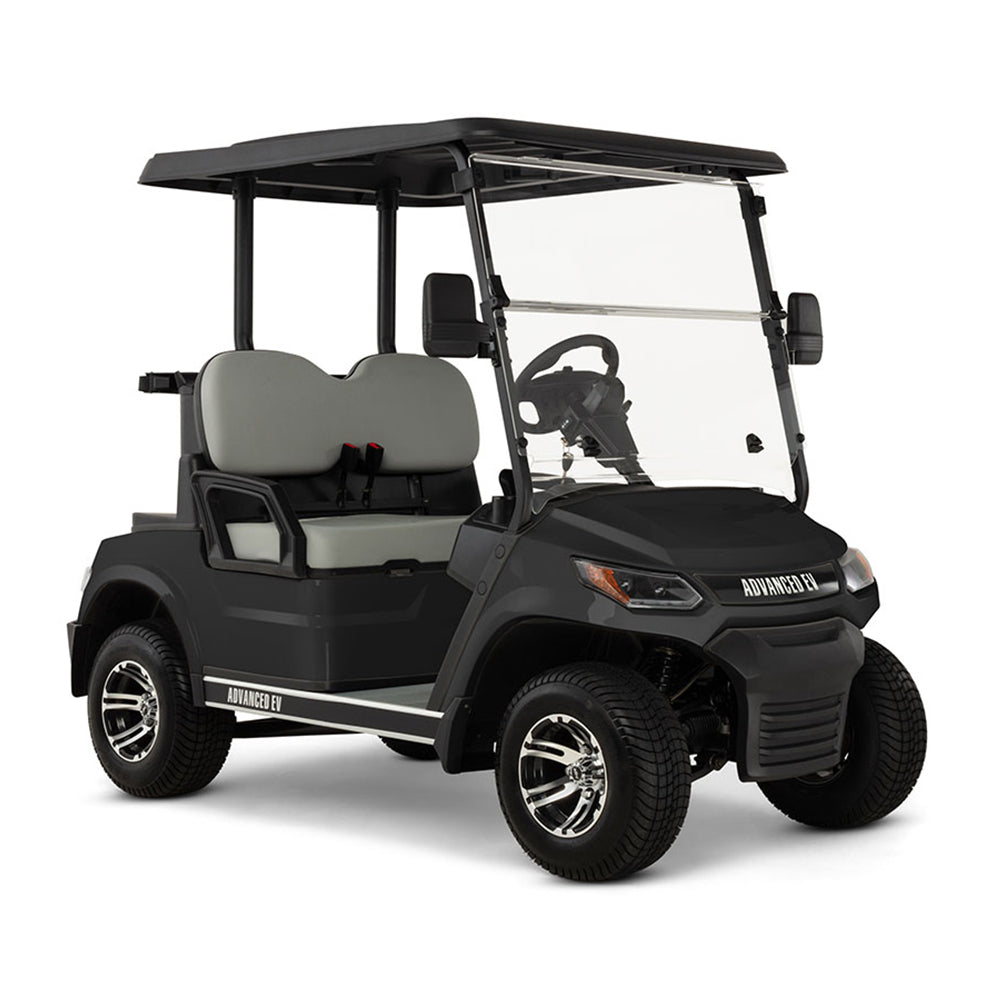 2024 Advanced EV Advent 2+2 Passenger Golf Car - Black