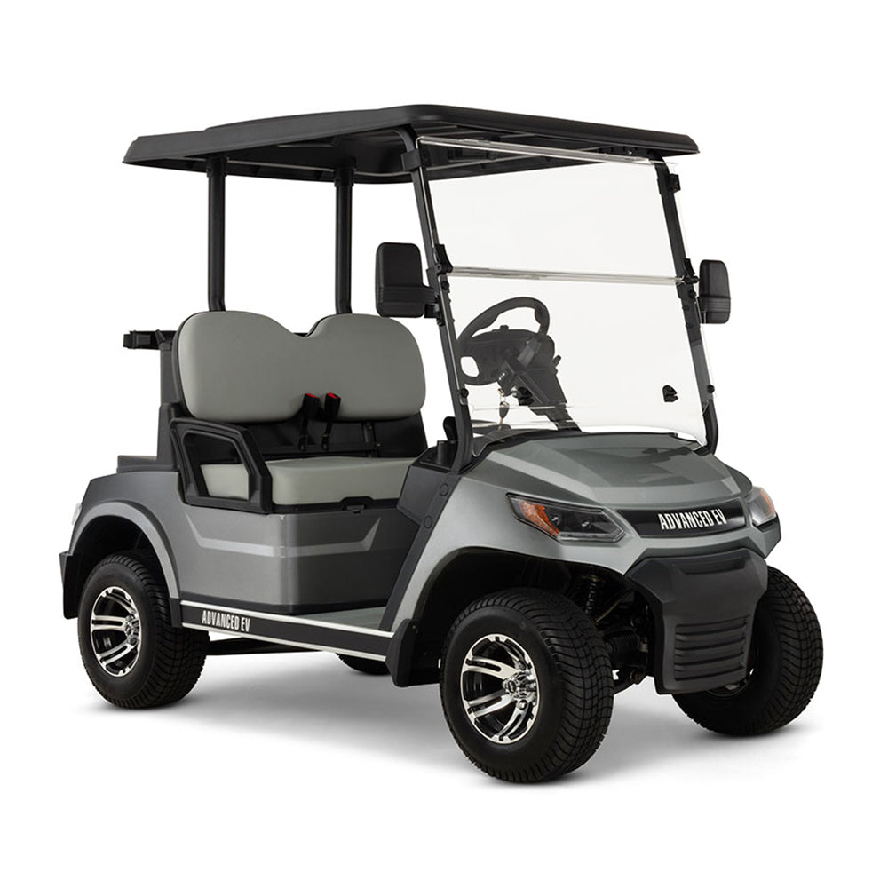 2024 Advanced EV Advent 2+2 Passenger Golf Car - Metallic Gray