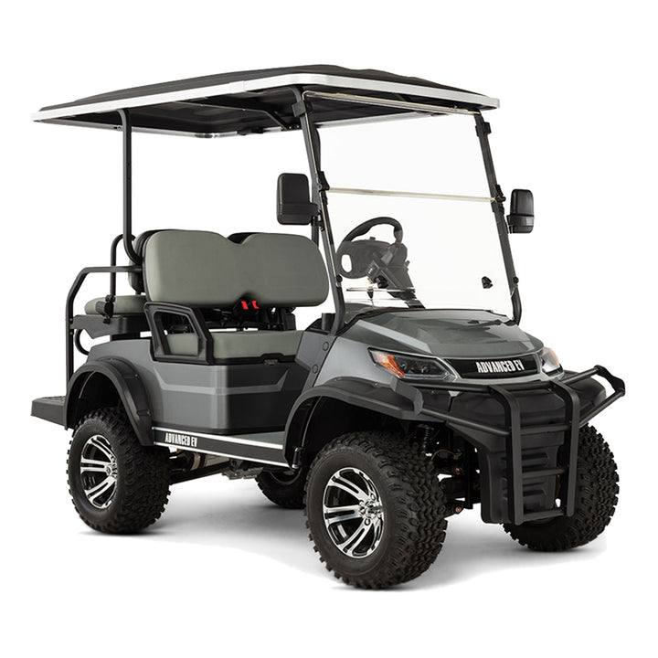 2024 Advanced EV Advent 4L 4-Passenger Lifted Golf Car  - Metallic Gray