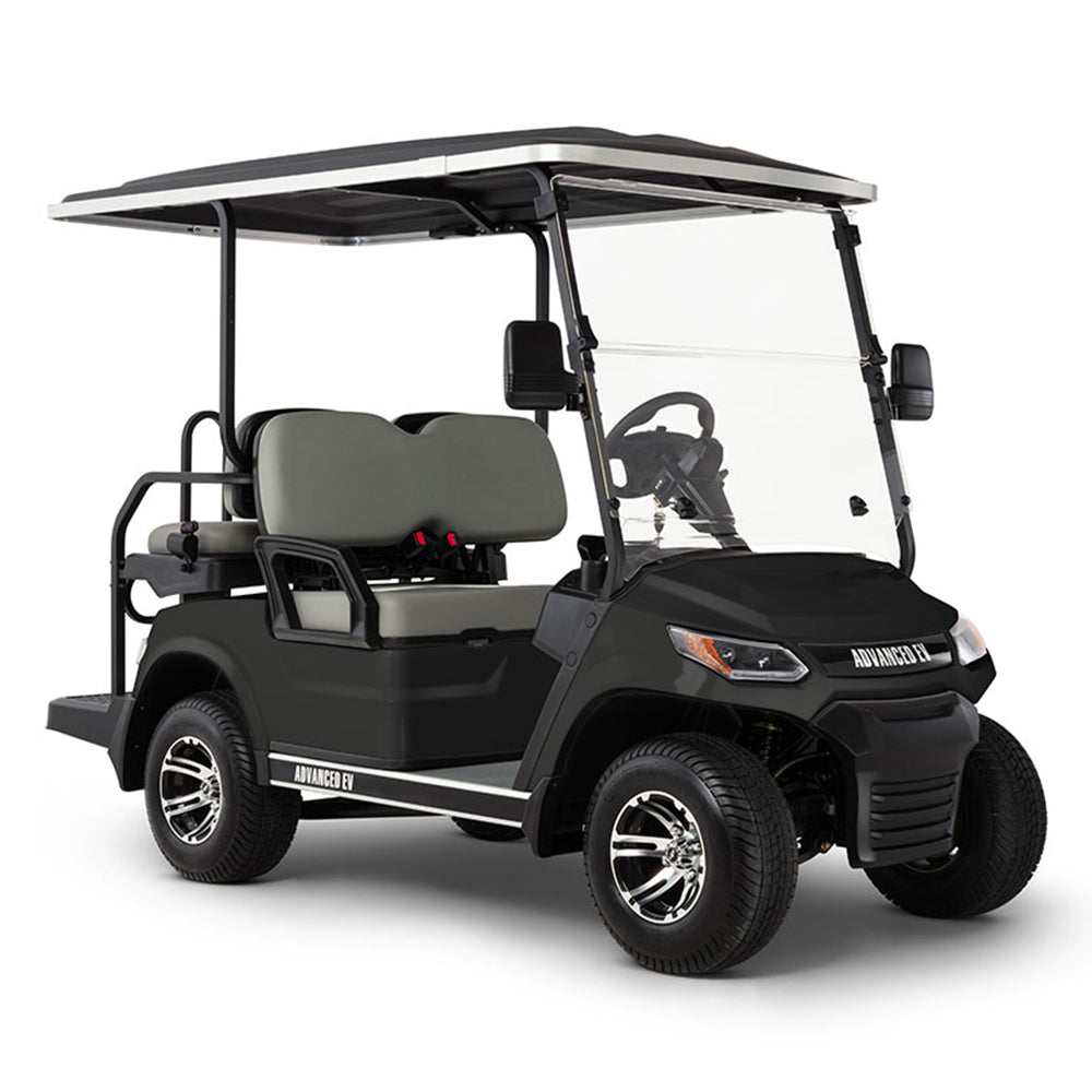 2024 Advanced EV Advent 4+4 Passenger Golf Car - Black