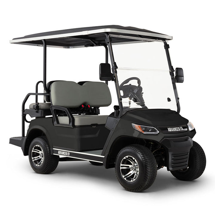 2024 Advanced EV Advent 4+4 Passenger Golf Car - Black