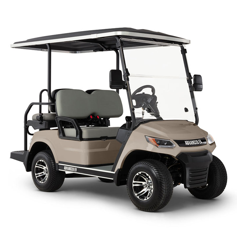 2024 Advanced EV Advent 4+4 Passenger Golf Car - Champagne