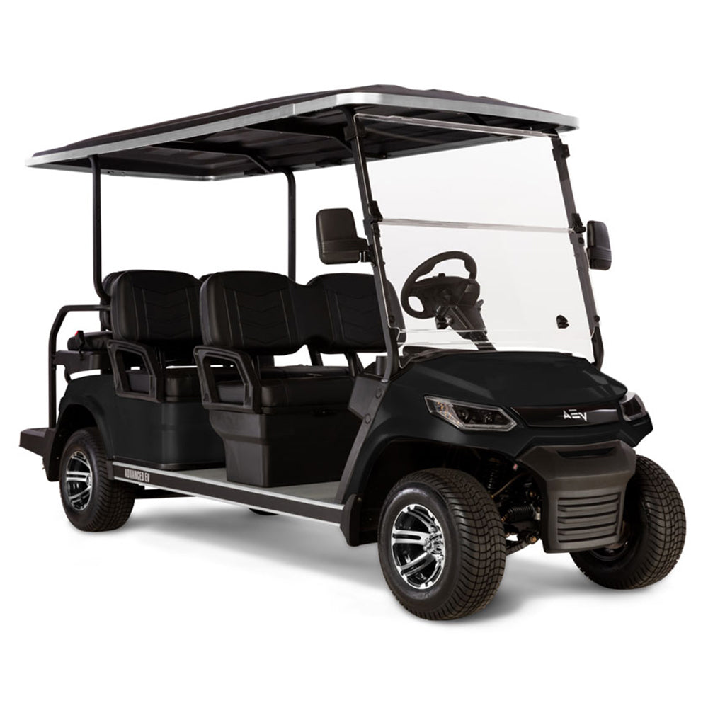 2024 Advanced EV Advent 6+6 Passenger Golf Car - Black