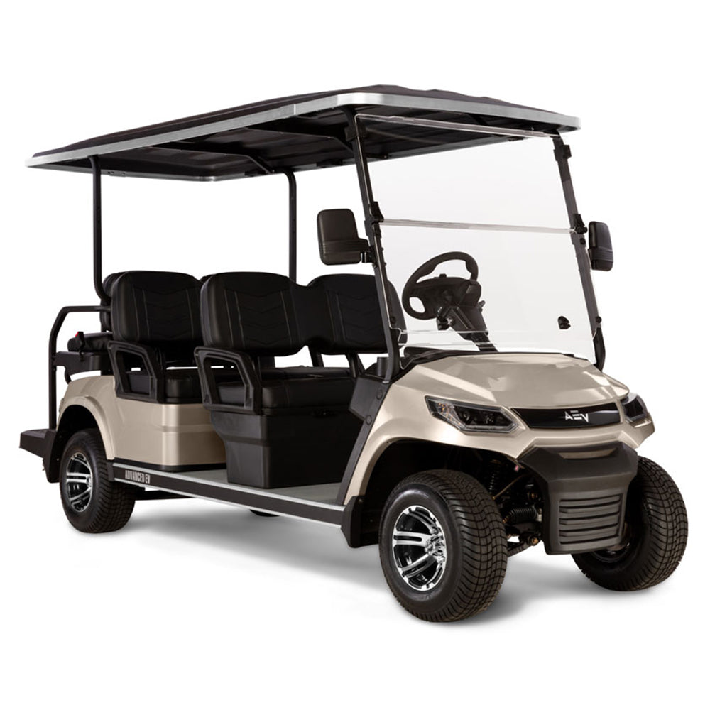 2024 Advanced EV Advent 6+6 Passenger Golf Car - Champagne