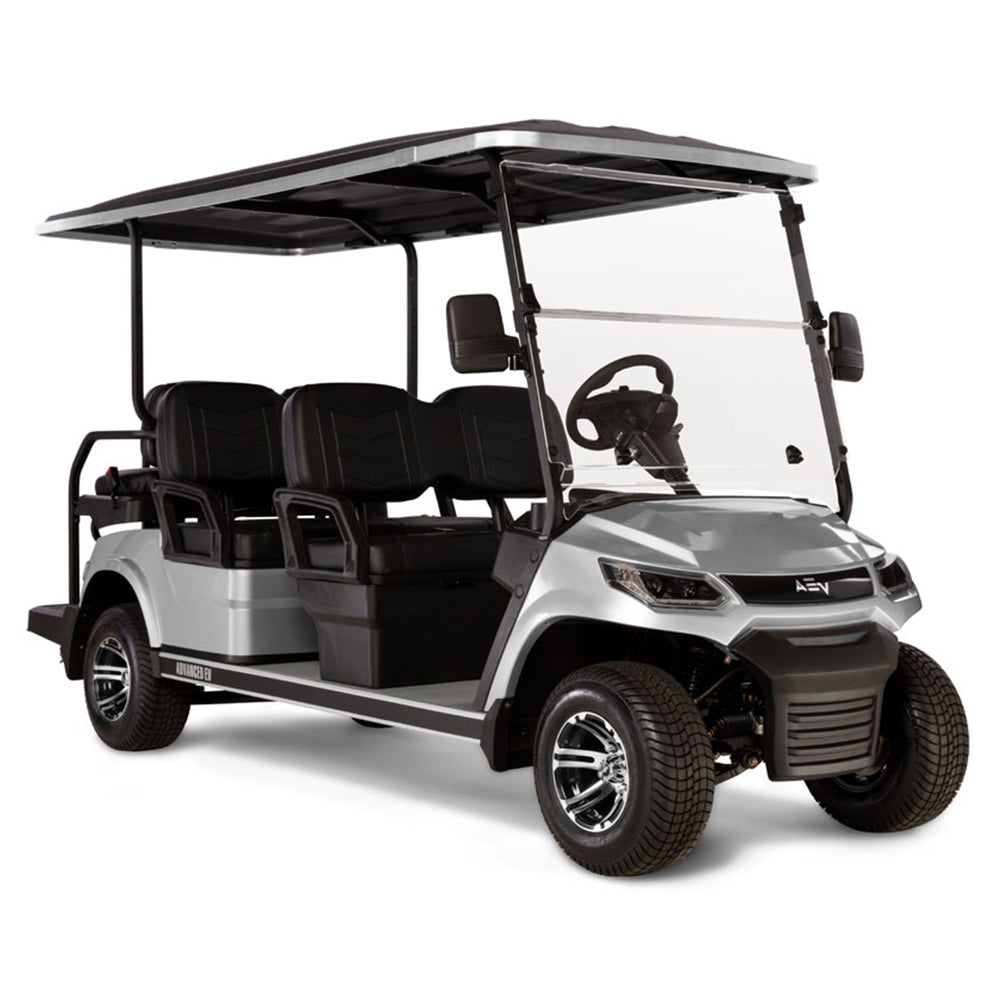 2024 Advanced EV Advent 6+6 Passenger Golf Car - Silver