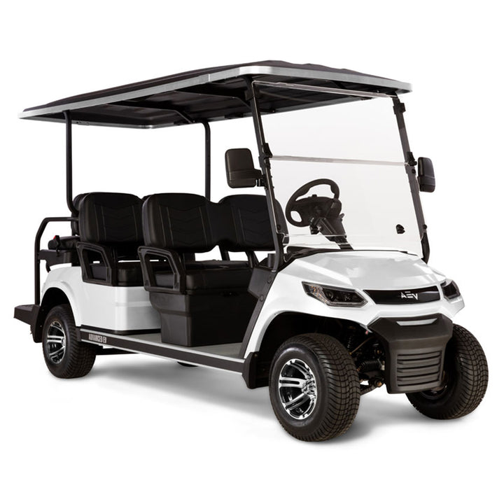 2024 Advanced EV Advent 6+6 Passenger Golf Car - White