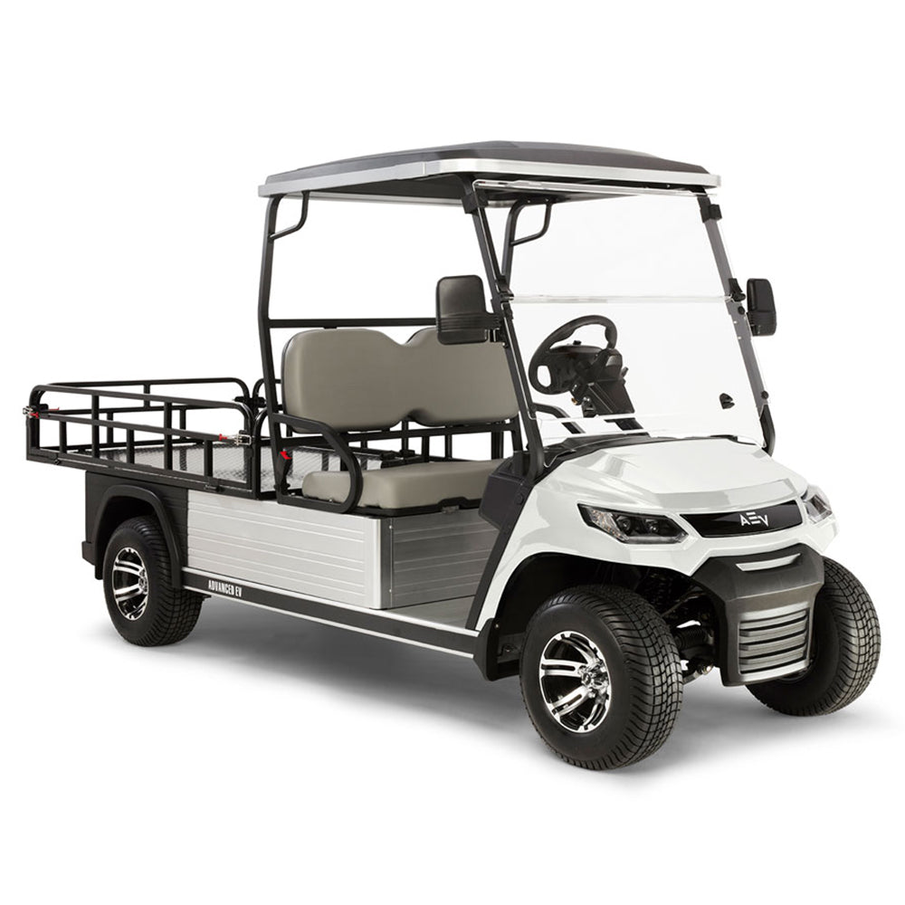 2024 Advanced EV Advent HD FXR 2-Passenger Utility Golf Car - White