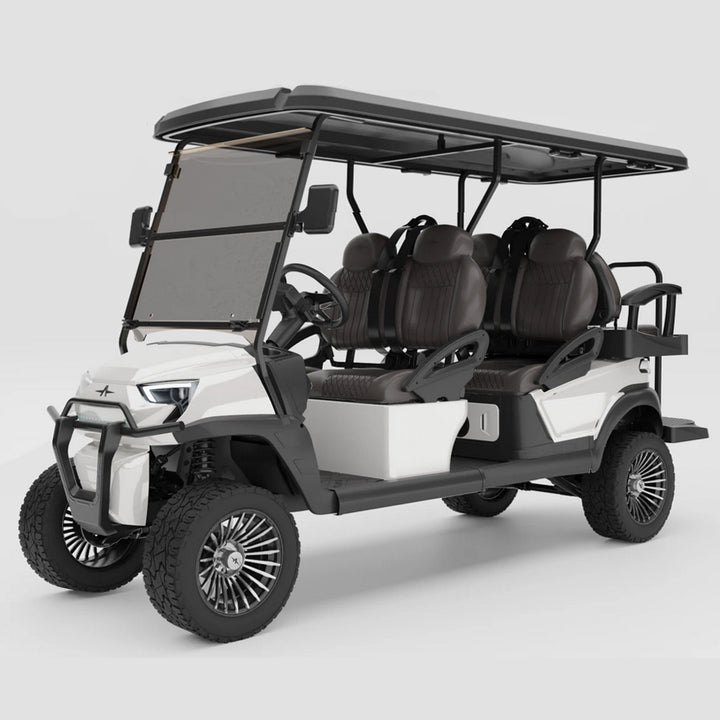 New 2024 Atlas 6 Passenger Lifted Electric Golf Car - Base