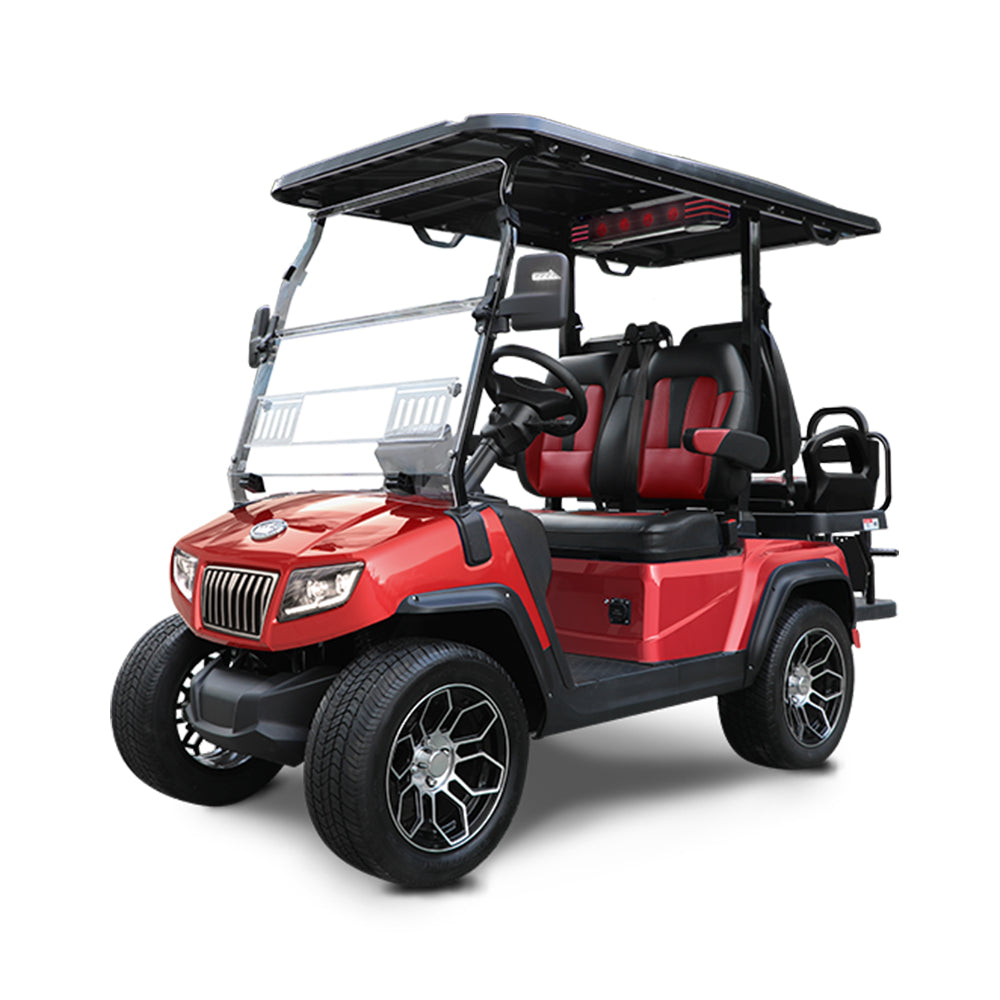 New 2024 Evolution D5 Ranger 2+2 4-Passenger Electric Golf Car - Lithium