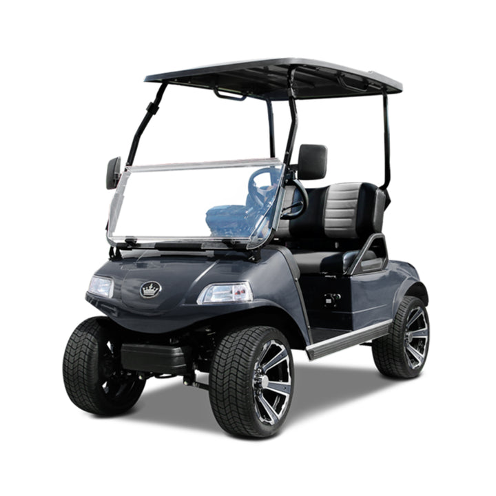 2024 Evolution Classic 2 Plus 2-Passenger Golf Car - Arctic Gray