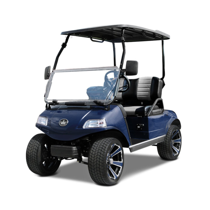 2024 Evolution Classic 2 Plus 2-Passenger Golf Car - Mediterranean Blue