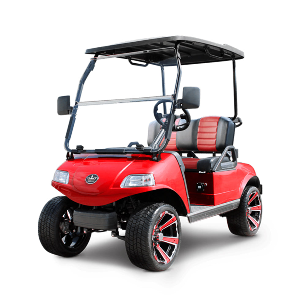 2024 Evolution Classic 2 Pro 2-Passenger Golf Car - Red