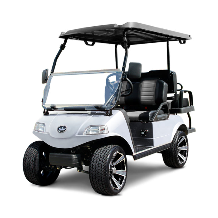 2024 Evolution Classic 4 Pro 4-Passenger Golf Car - Silver